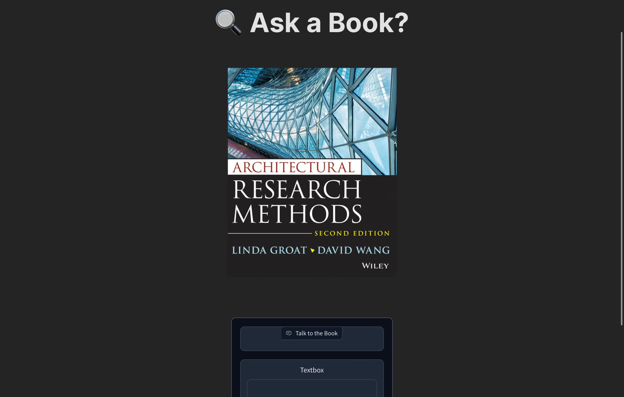 Ask A Book