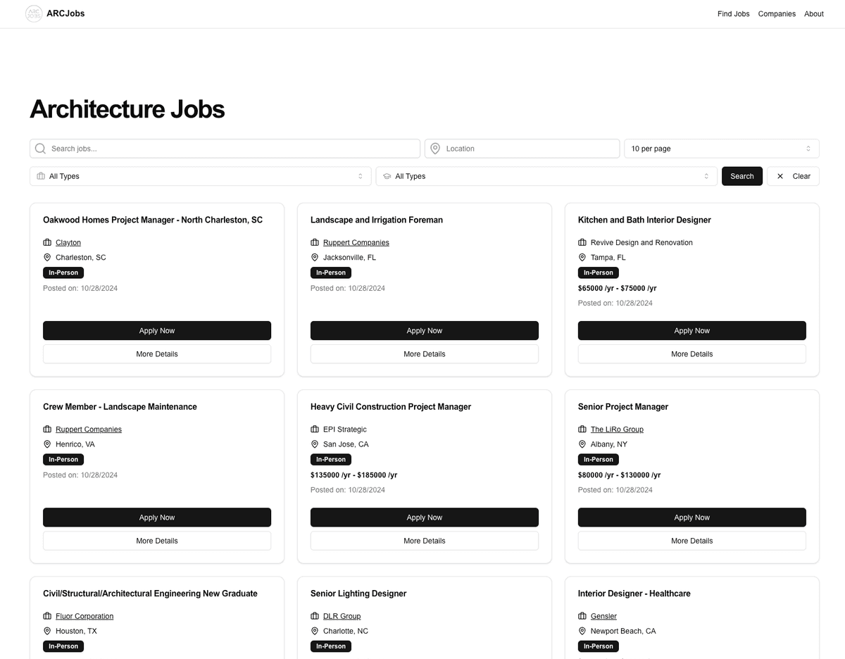 ARCJobs mockup 1